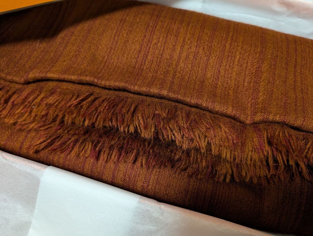エルメス　レア　大判 カシミアショール　美品