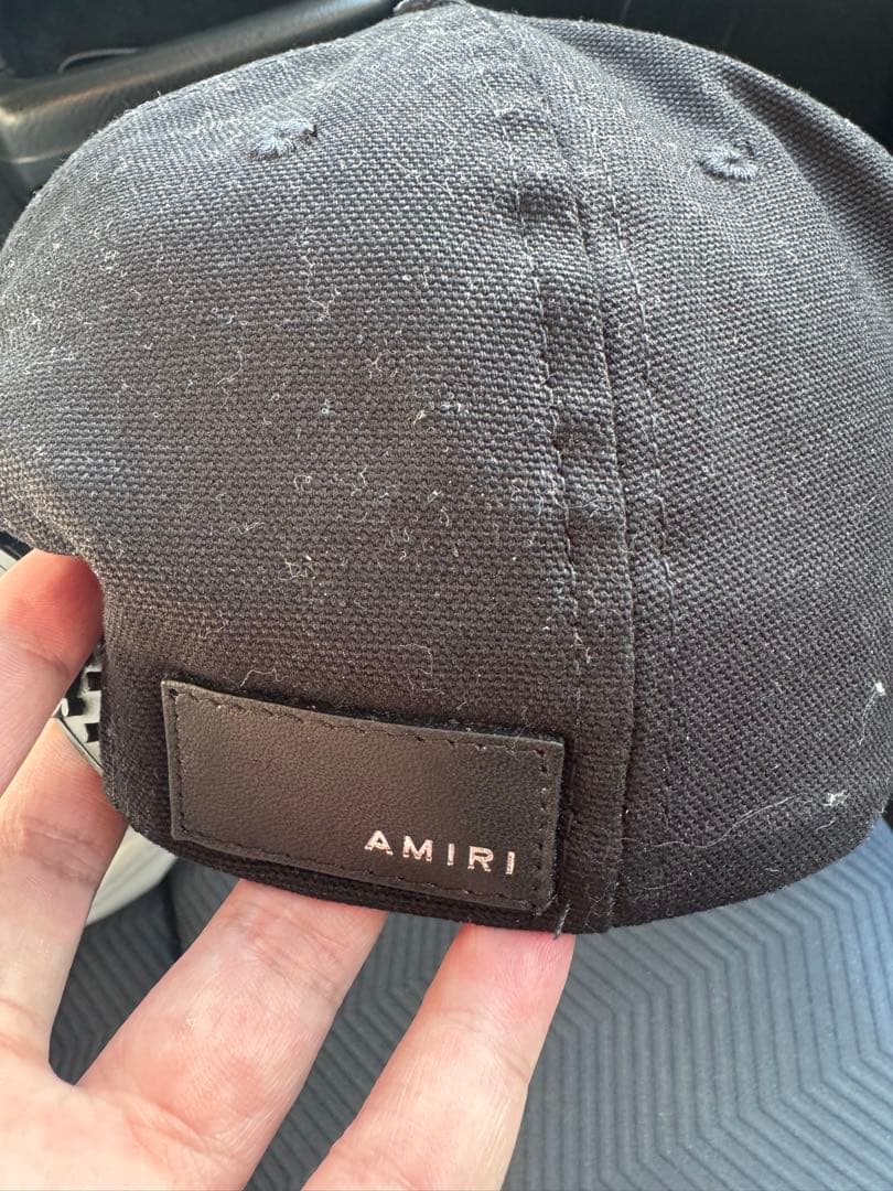 AMIRI キャップ　ブラック