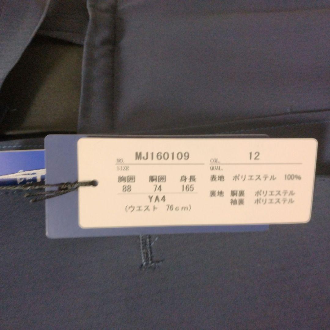 「新品」Mr.JUNKO スーツ サイズYA4 ポリエステル100% ネイビー