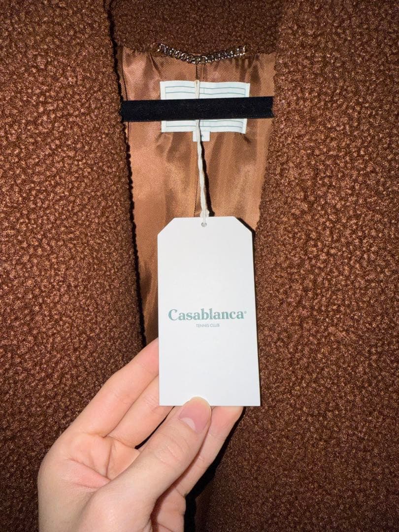 CasablancaSHEARLINGROBE登坂広臣着用 タグ付き専用カバー付