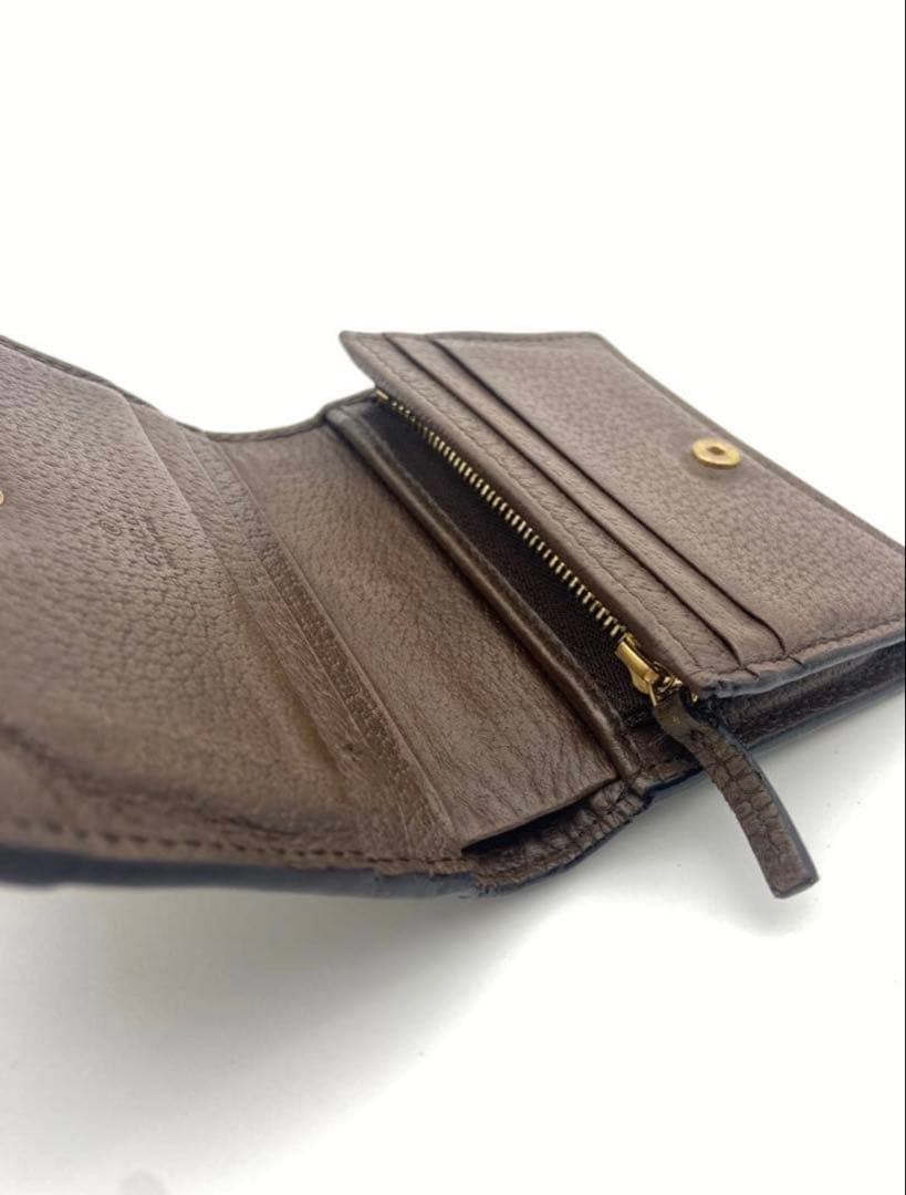 ゲ*！様 GUCCI 二つ折り財布 オフディア　シェリーライン