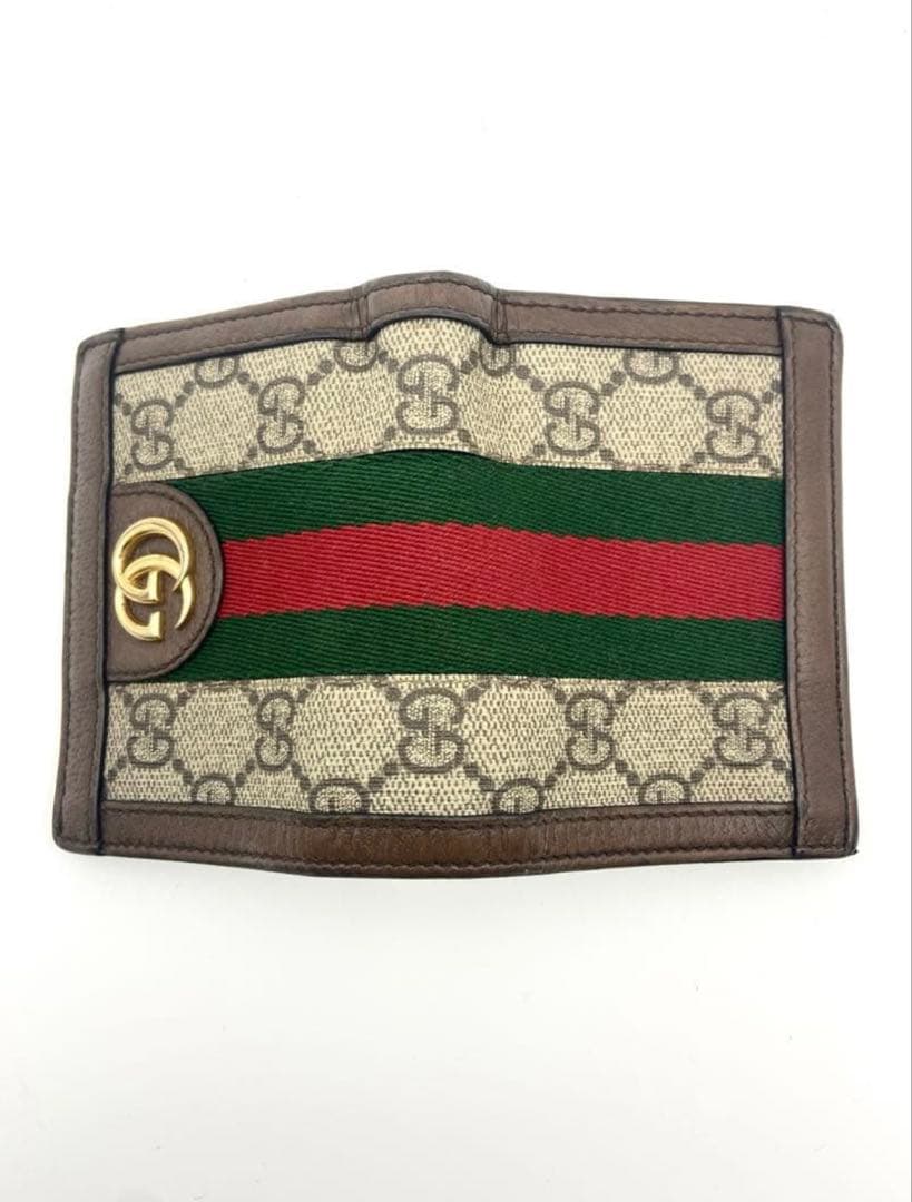 ゲ*！様 GUCCI 二つ折り財布 オフディア　シェリーライン