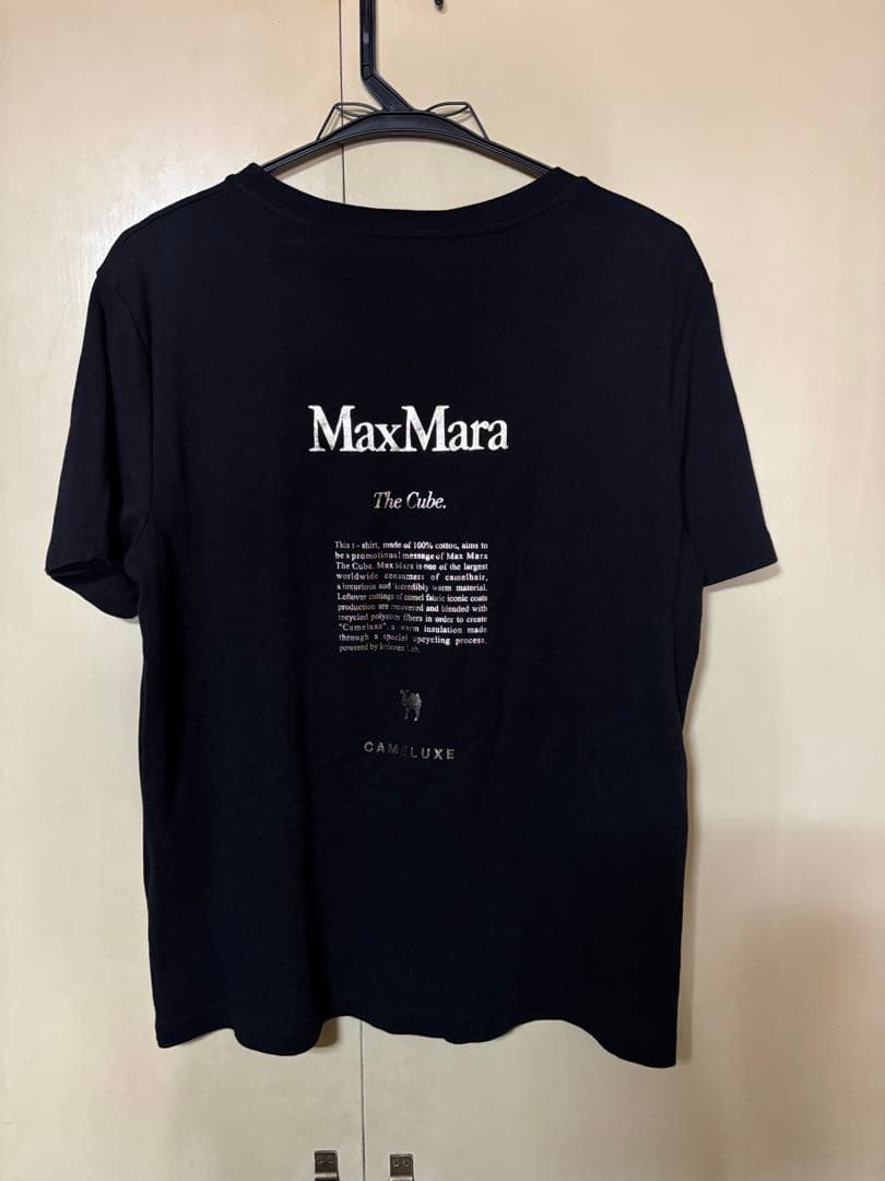 美品★MaxMara The Cube Tシャツ Lサイズ ブラック