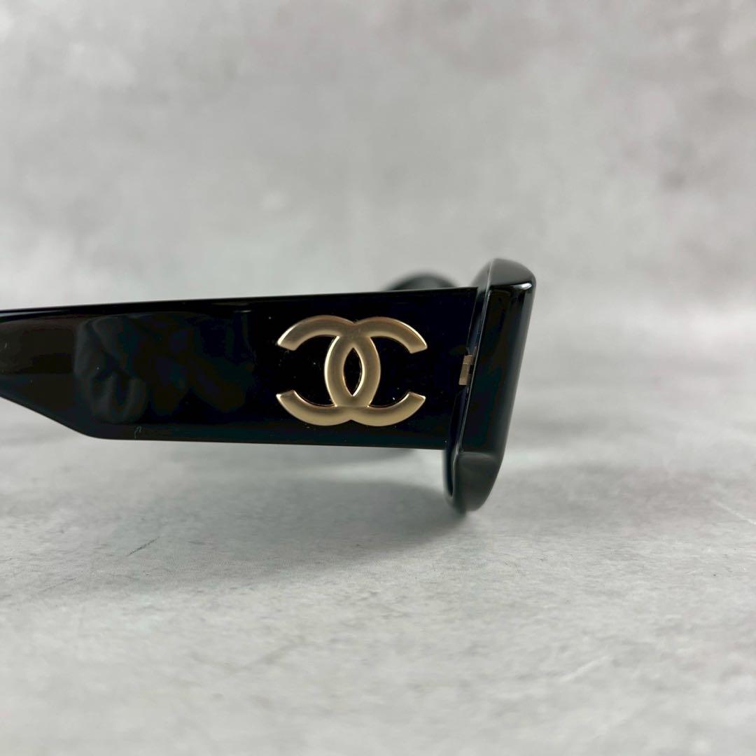 CHANEL シャネル　ココマーク　サングラス　ブラック　ゴールド　0249