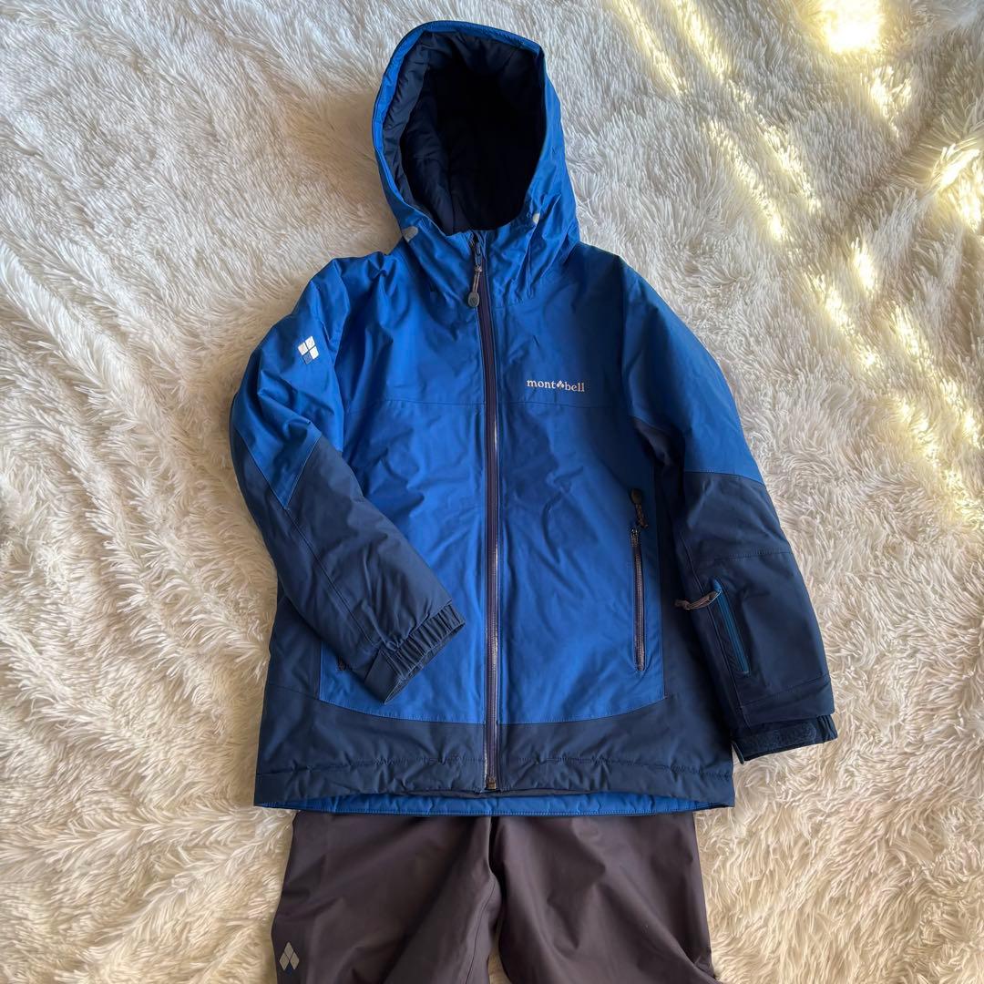 モンベル mont-bell 140 キッズ スキーウェアセット 子供用