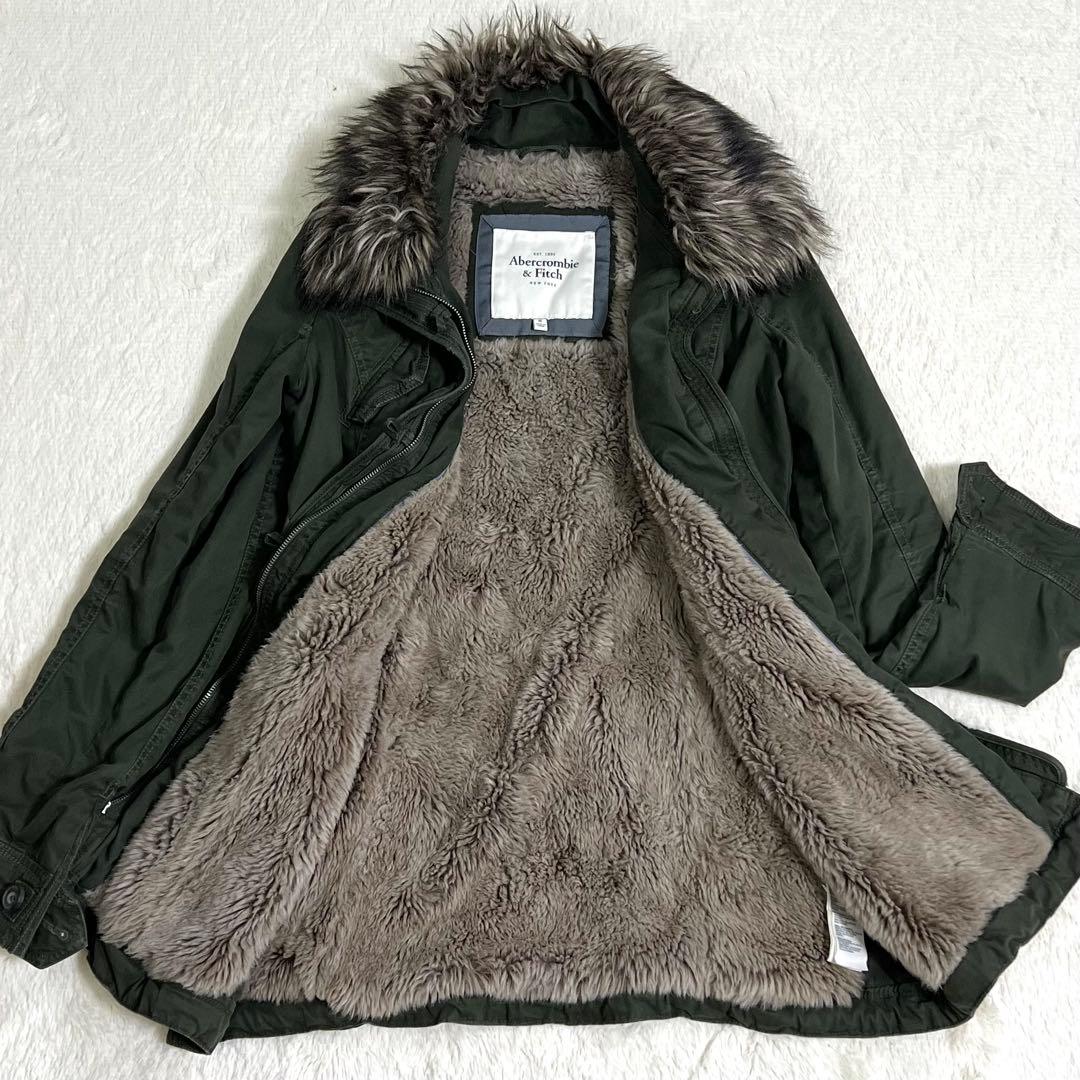『美品』Abercrombie & Fitch モッズコート　裏ボア サイズM