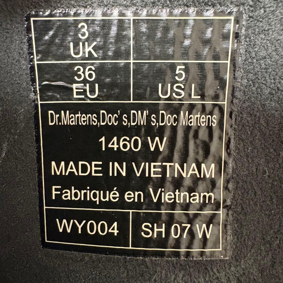 Dr.Martens 1460 8ホールブーツ イエローステッチ UK3