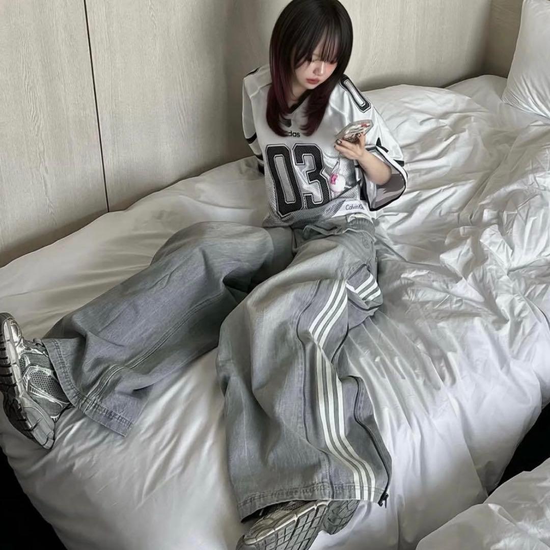adidas originals シーズン3 ジップ ウォッシュド デニム26