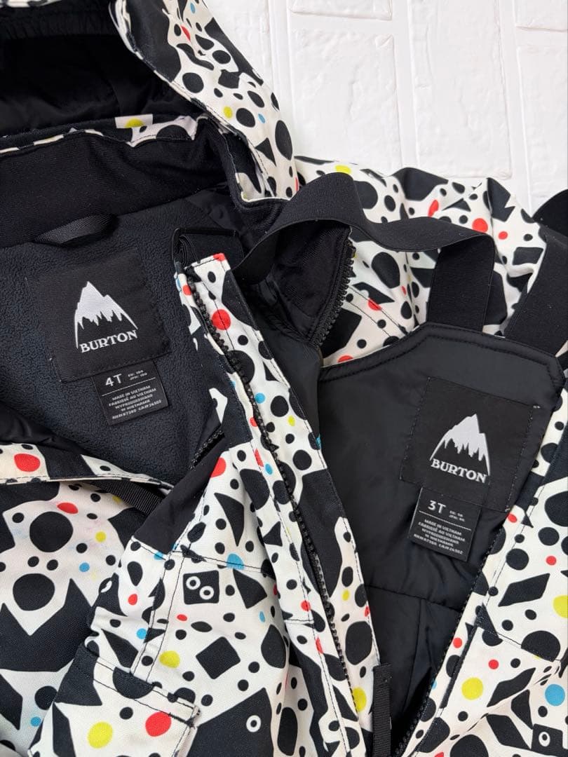 Burton スノボウェア　スキーウェア 子供用 上:4T 下:3T
