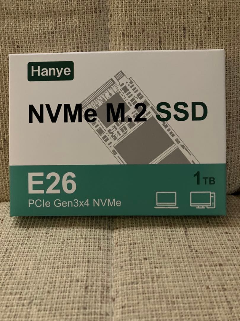 内蔵型SSD Hanye E26 1TB PCIe Gen 3 x4 M.2 NVMe SSD