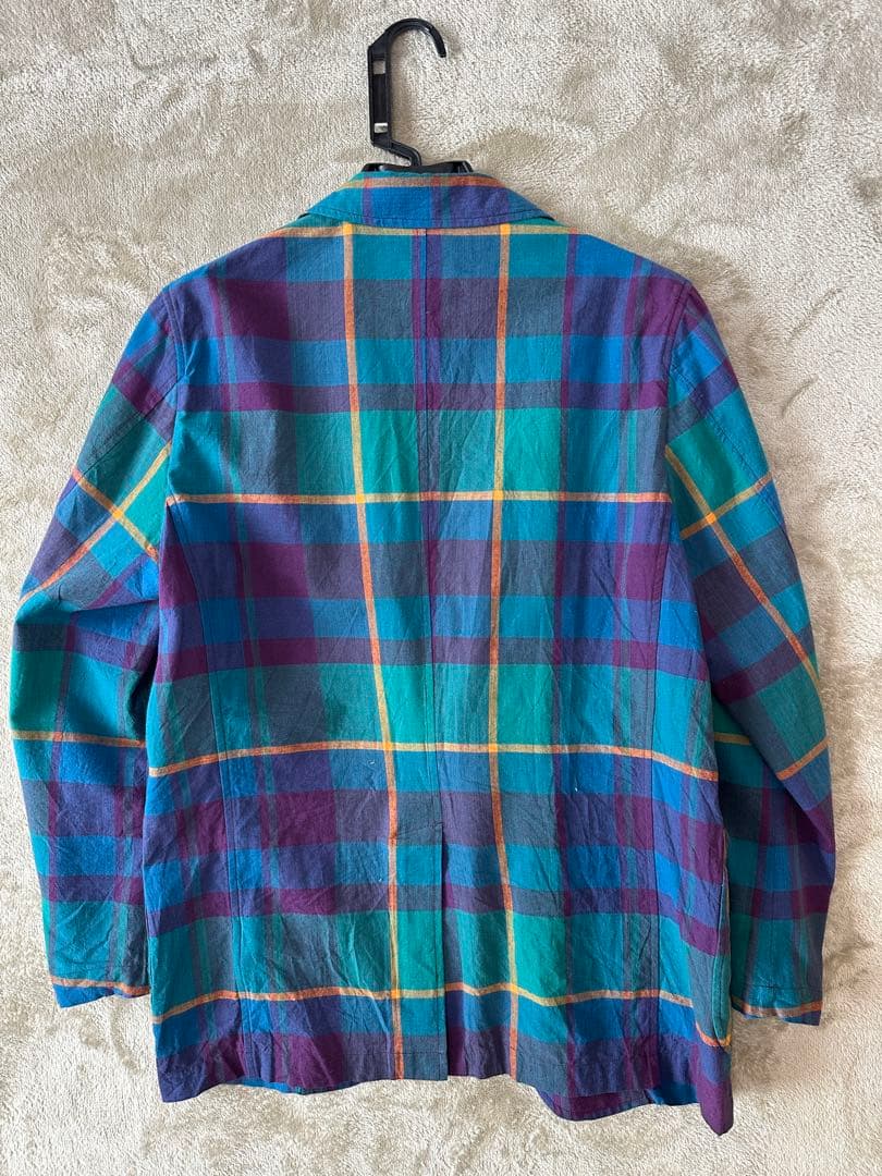 D.C.WHITE マドラスチェック Comfortable Jacket 46