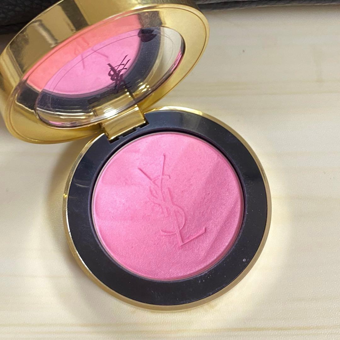 YSL メイクミーブラッシュ パウダー　42 ベビードールピンク