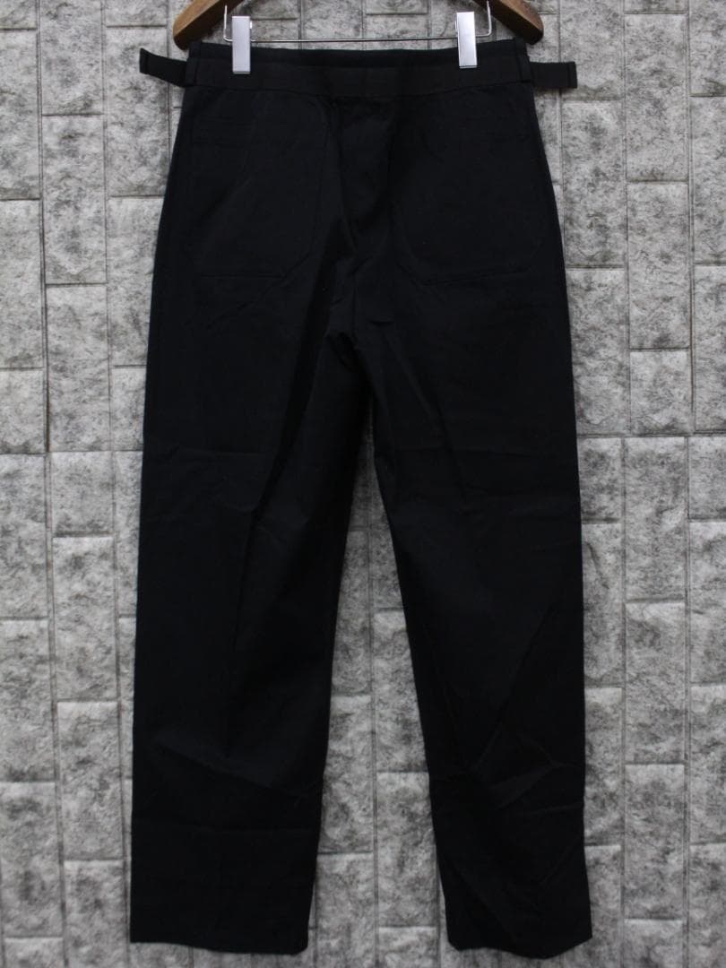 ▲HERMESエルメス センタープレス ワイドパンツ ウエストベルト