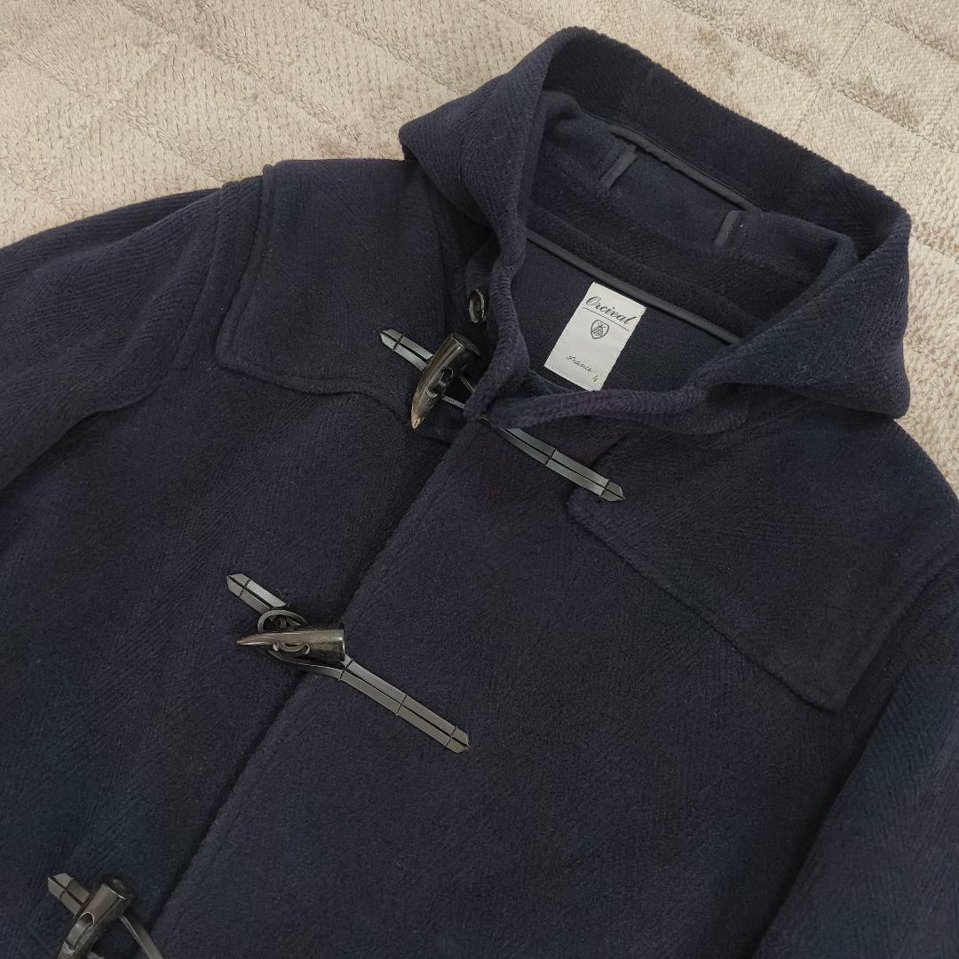 【未使用級】Orcival ネイビー ダッフルコート パイル地 大きいサイズ4