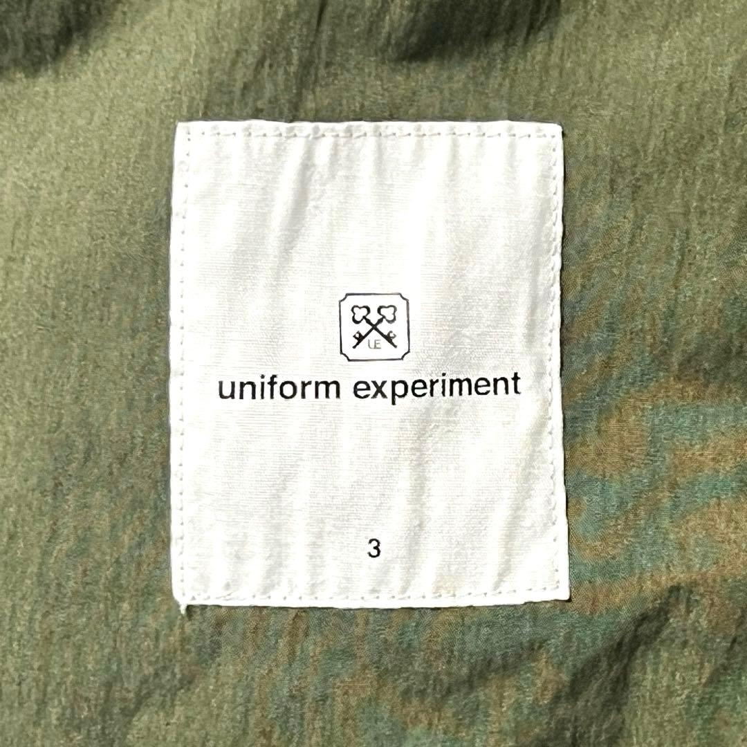 【美品】uniform experiment ペイント ミリタリー モッズコート