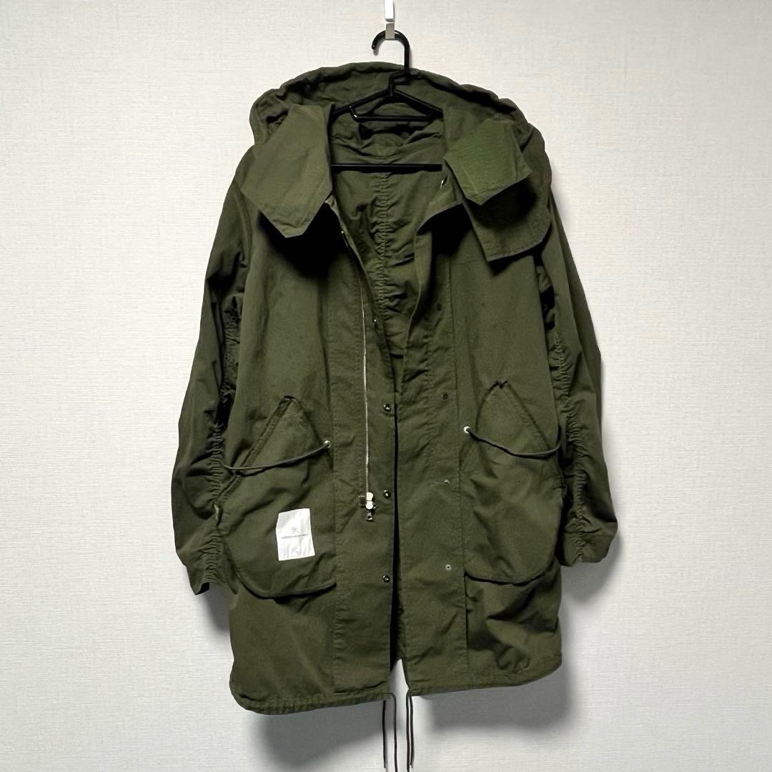 【美品】uniform experiment ペイント ミリタリー モッズコート