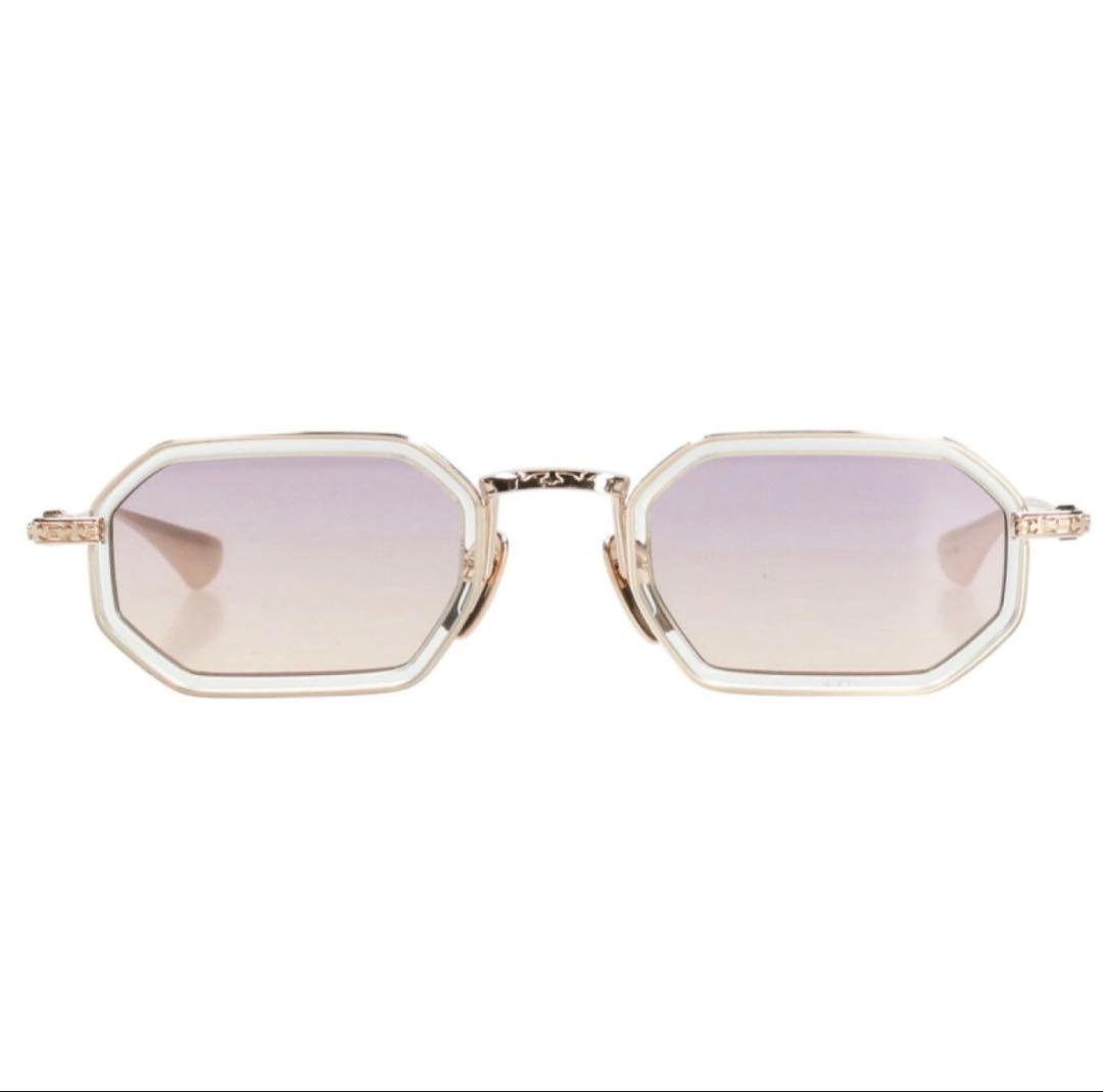 【CHROMEHEARTS】オクタゴン型クリアフレームサングラ