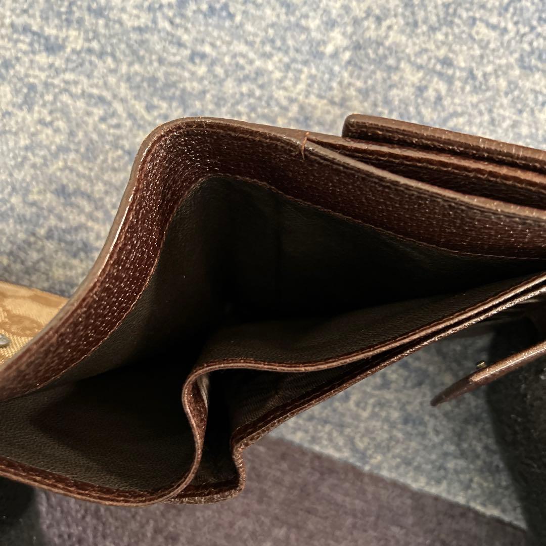 GUCCIグッチ GGキャンバス二つ折り財布