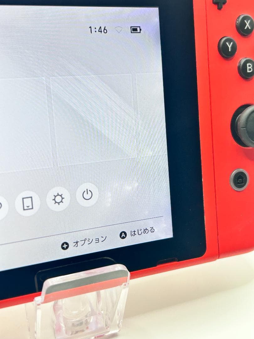 Switch 本体 マリオレッド 新型 バッテリー強化型 動作確認済 #201