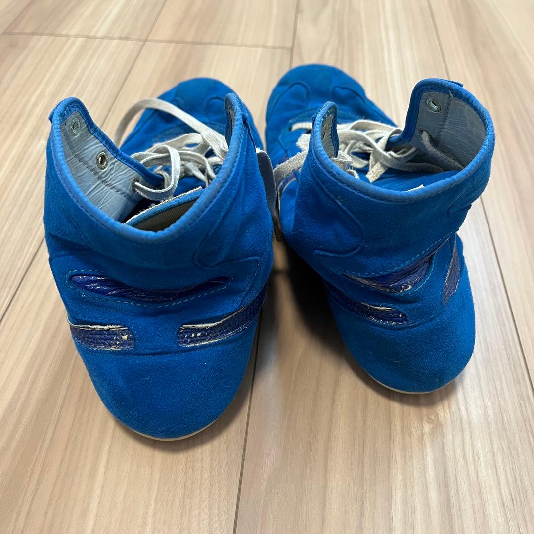 ASICS アシックスレスリングシューズ 青exeo27.5廃盤モデル
