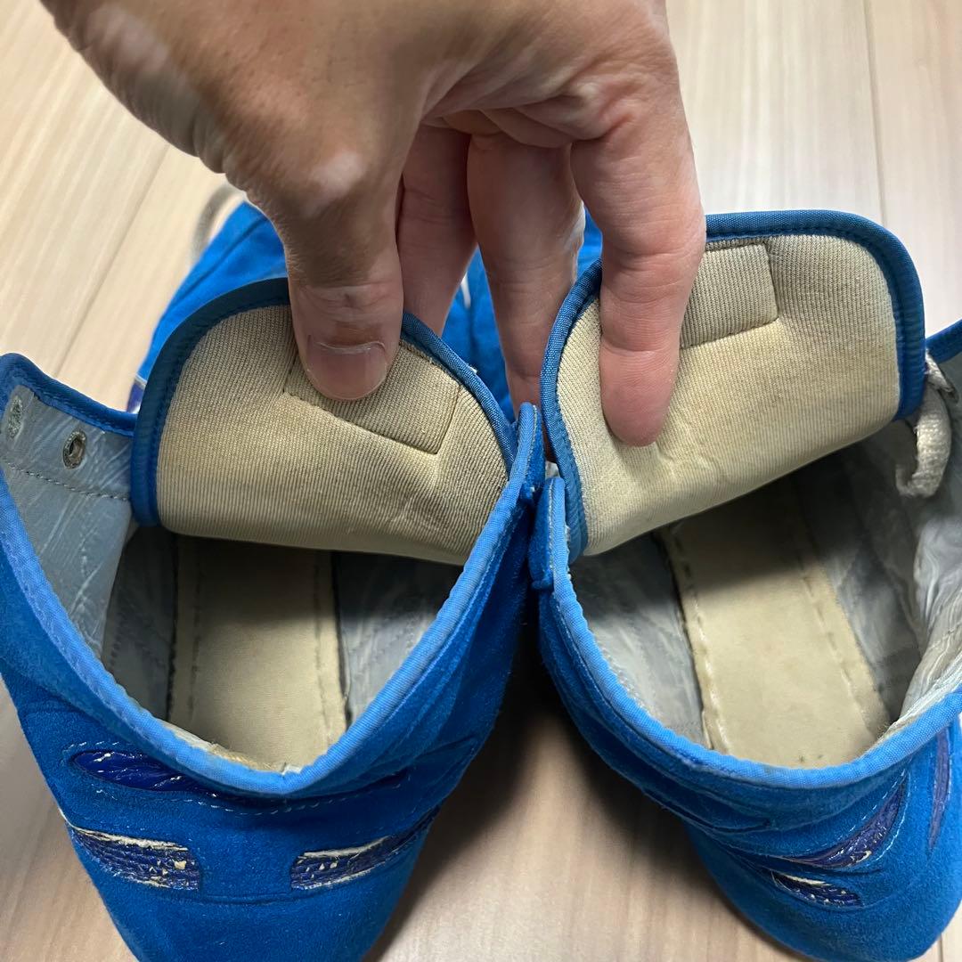 ASICS アシックスレスリングシューズ 青exeo27.5廃盤モデル