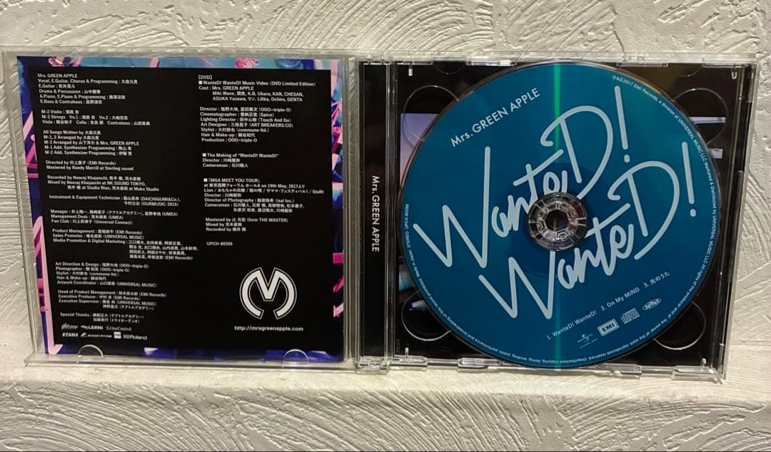 Mrs. GREEN APPLE WanteD! WanteD! 初回限定盤CD