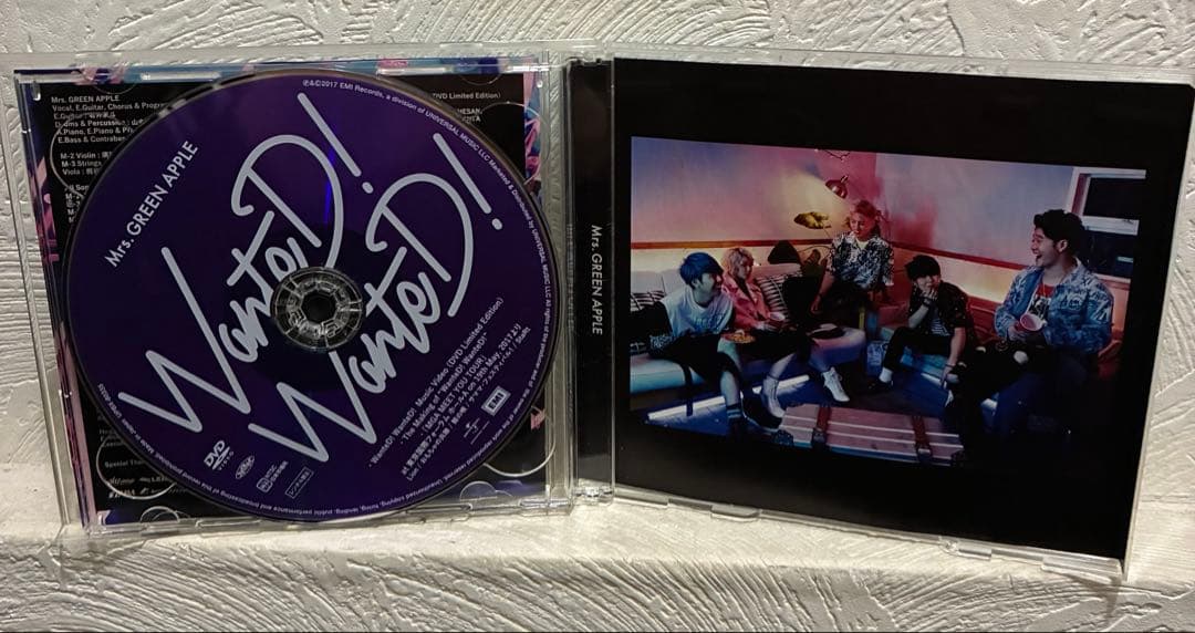 Mrs. GREEN APPLE WanteD! WanteD! 初回限定盤CD