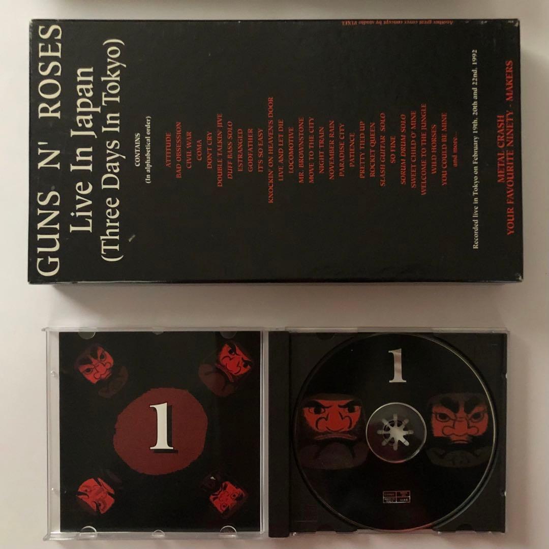 洋楽 GUNS N' ROSES LIVE JAPAN 3Days In Tokyo