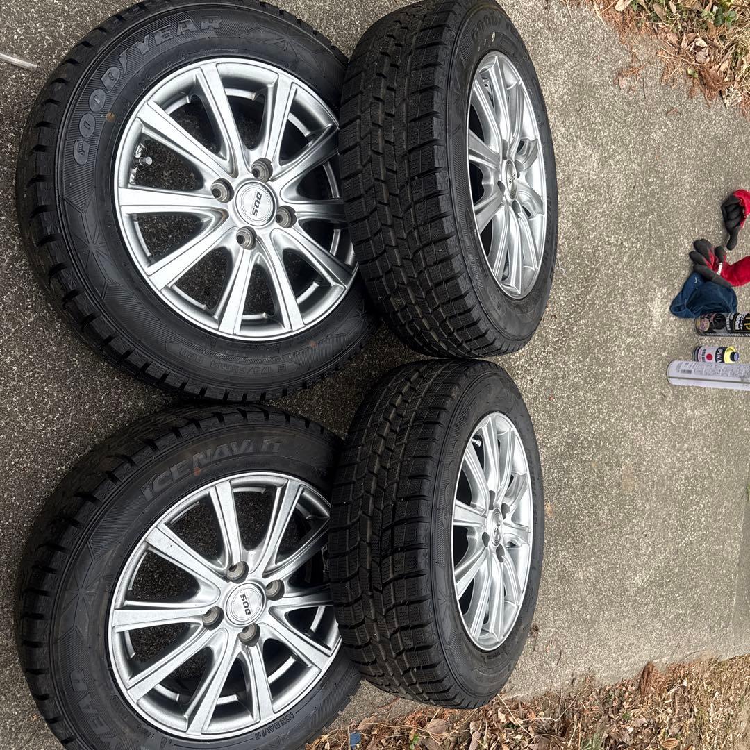s*u様 Goodyear スタッドレスタイヤ 14インチ ホイールセット