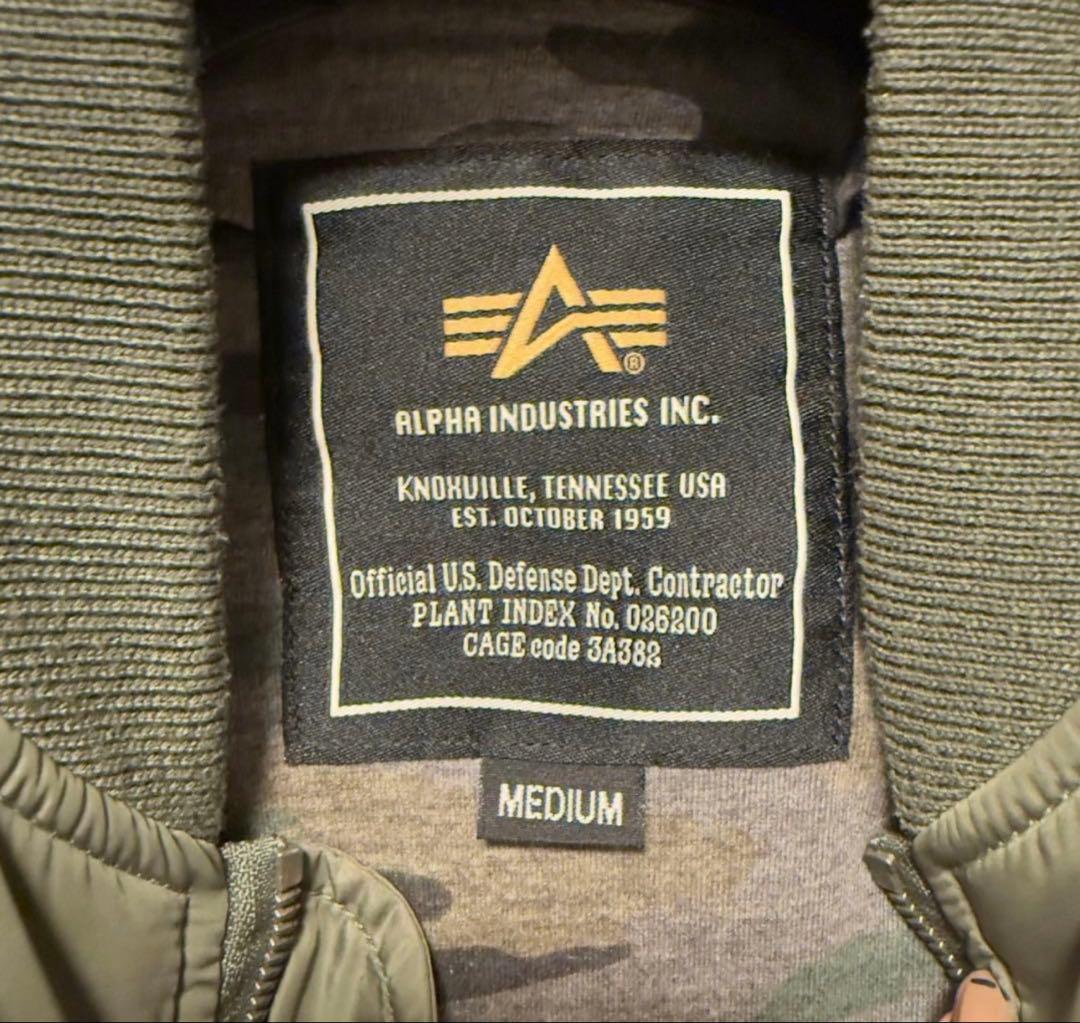 ALPHA INDUSTRIES MA-1 フライトジャケット M
