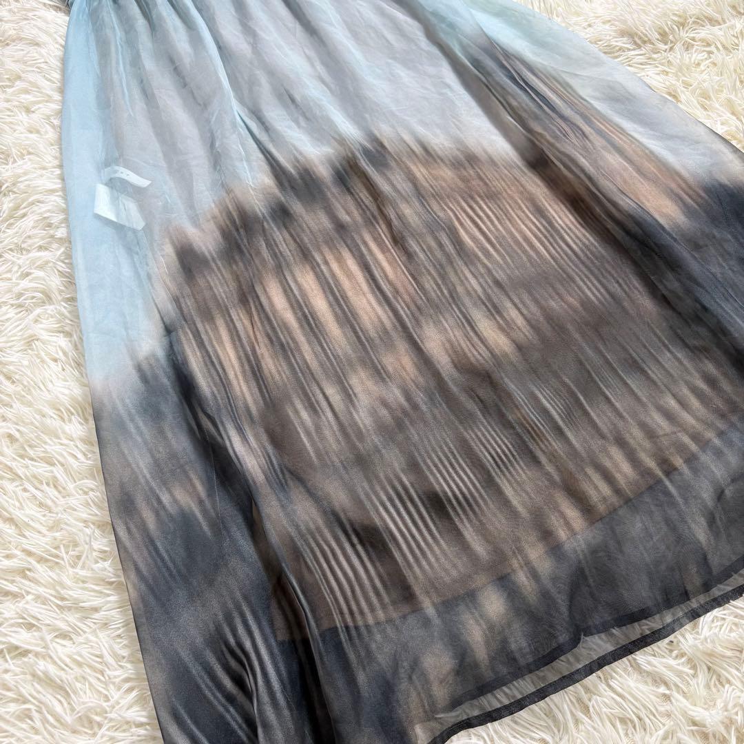 スカート ameri vintage SULLY SHEER FLARED SKIRT S