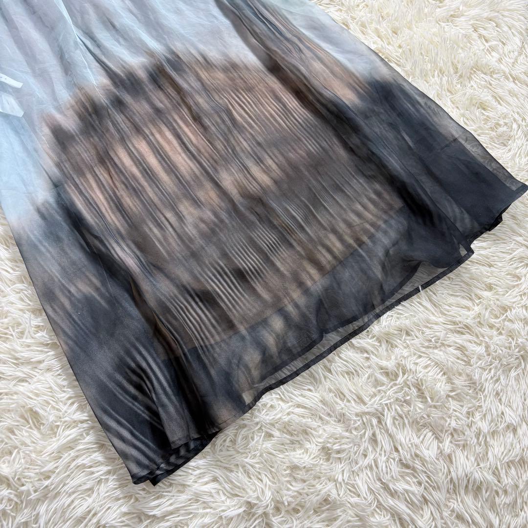 スカート ameri vintage SULLY SHEER FLARED SKIRT S