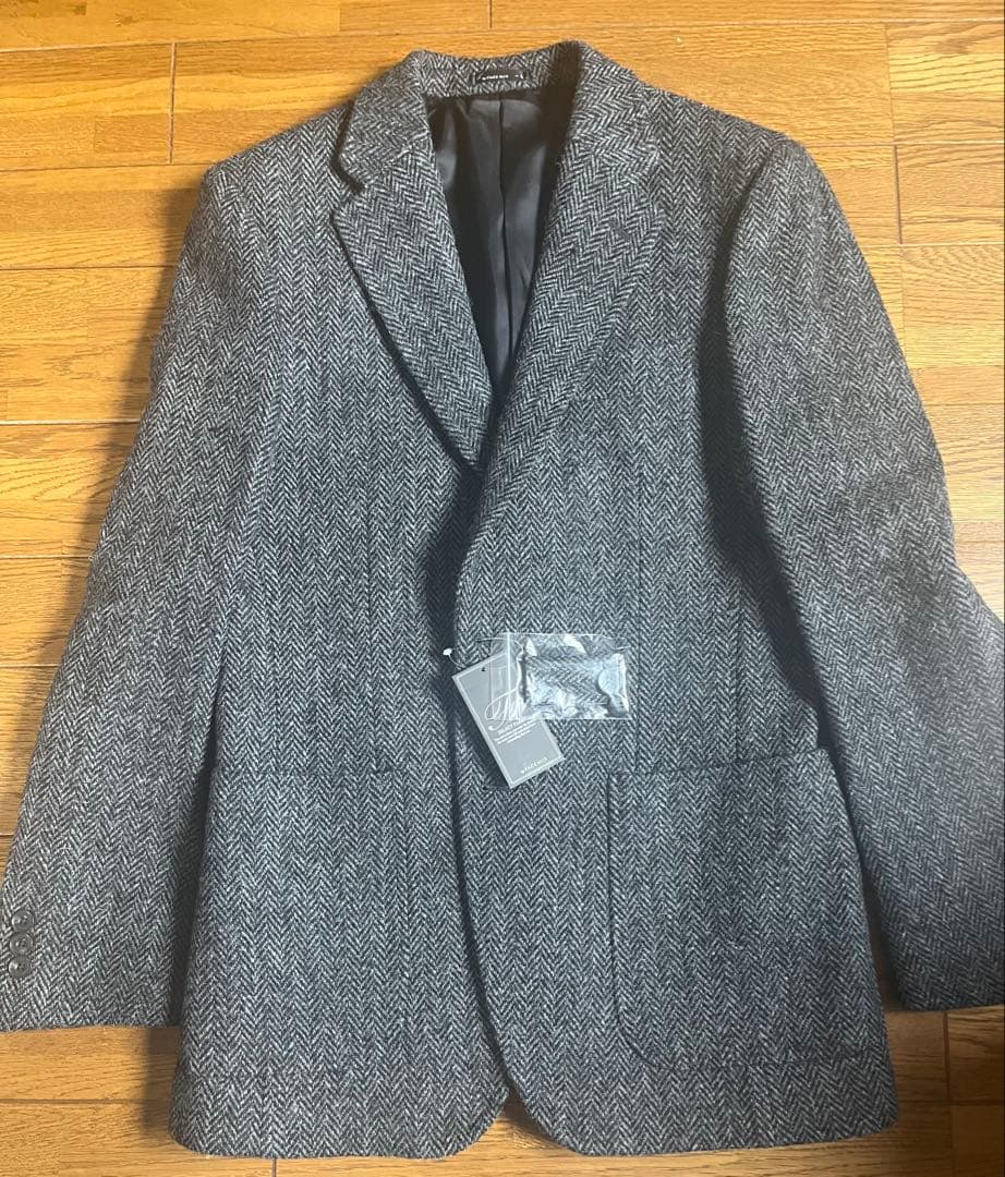 【✨SALE✨】ハリスツイード　ヘリンボーン テーラードジャケット　M