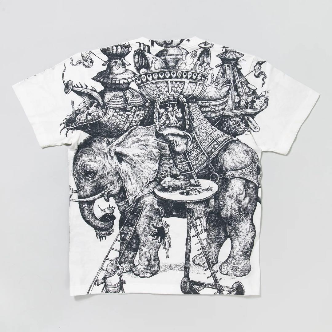 ヒグチユウコ Tシャツ BABEL（WH) ボリス雑貨店 サイズM