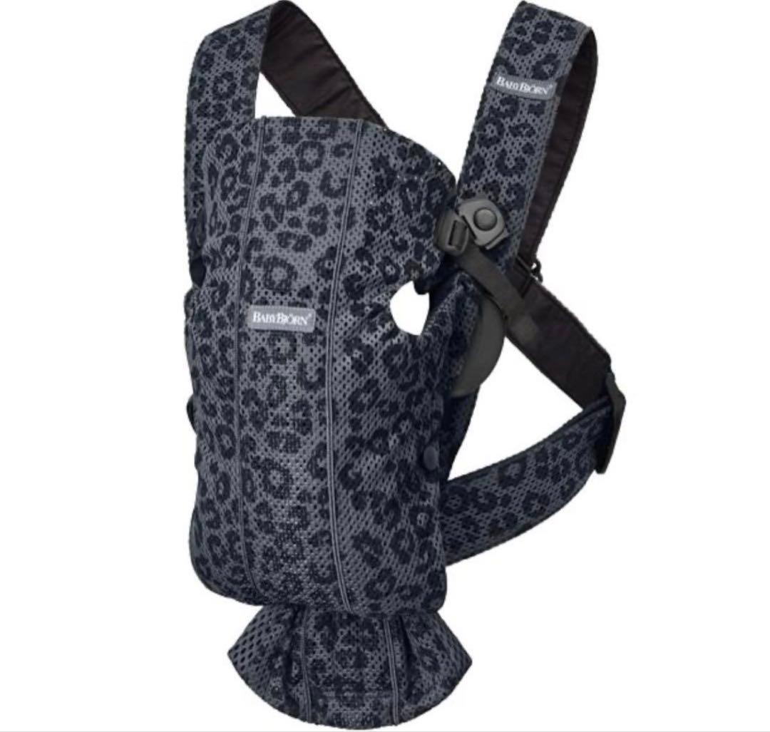 【超美品♡廃盤品】BABYBJÖRN ベビーキャリア　抱っこ紐 レオパード
