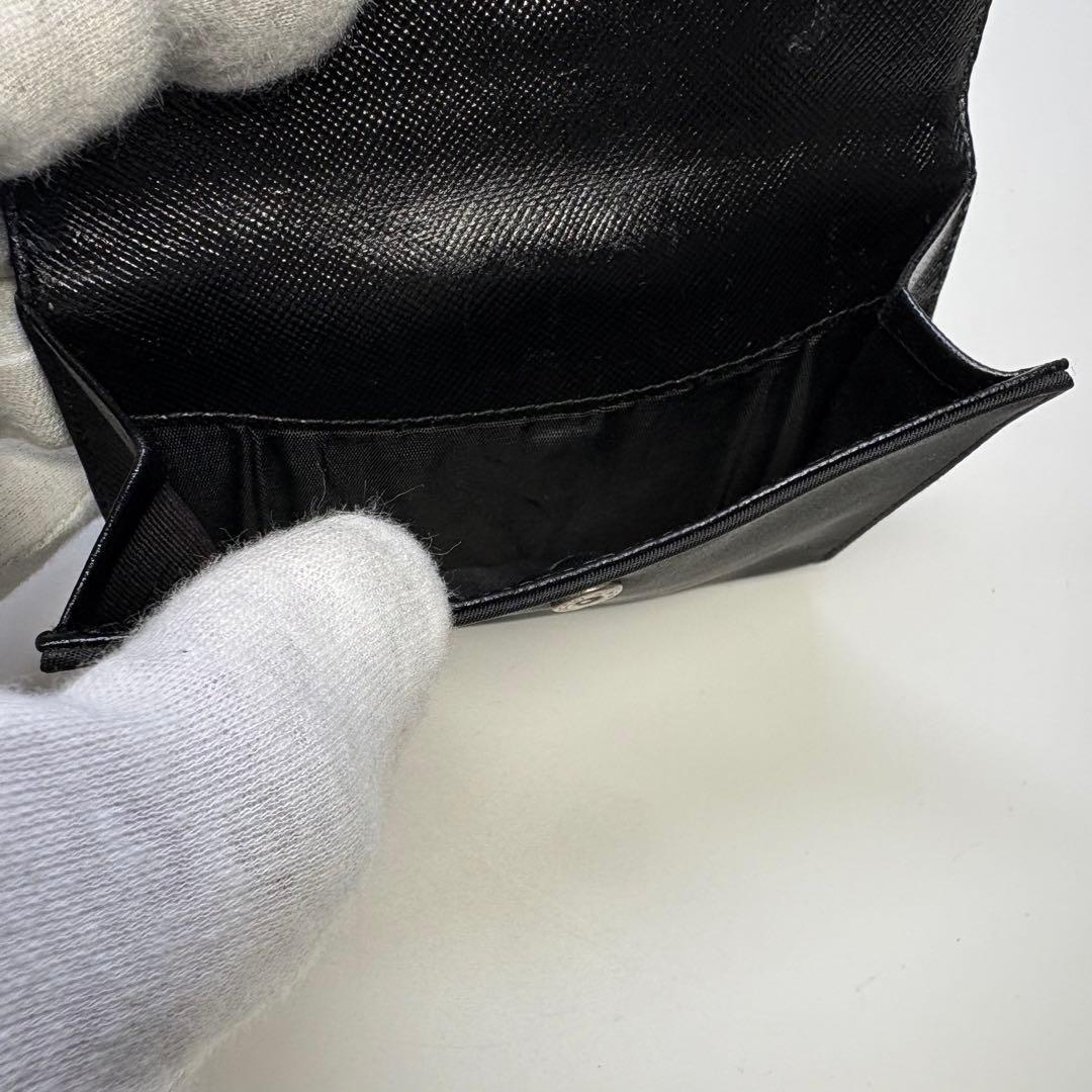 PRADA プラダ　二つ折り財布テスートナイロンサフィアーノレザー三角ロゴ正規品
