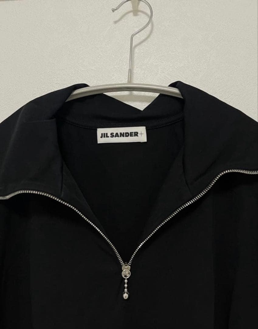 JILSANDER＋　ジップロングスリーブTシャツ