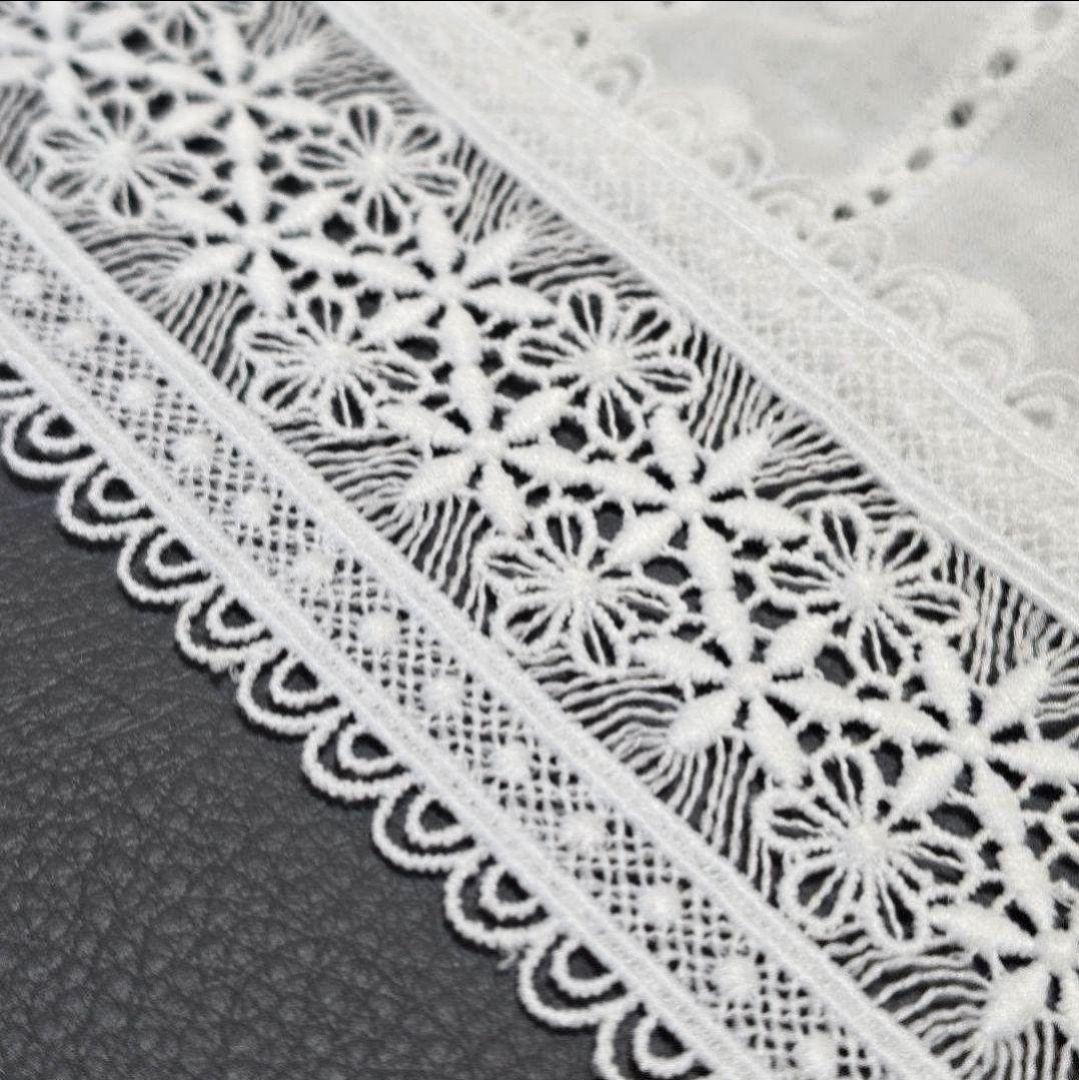 美品 waimari angela マキシ丈 スカート XS 刺繍 レース 白