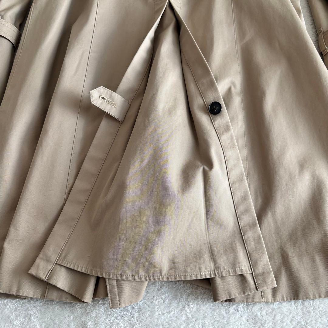 美品 ブルーレーベル・クレストブリッジ トレンチコート ベージュ L 保存袋付