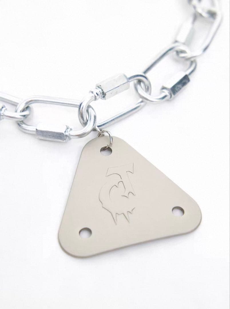 アクセサリー ArguE CultureE Triangle logo necklace