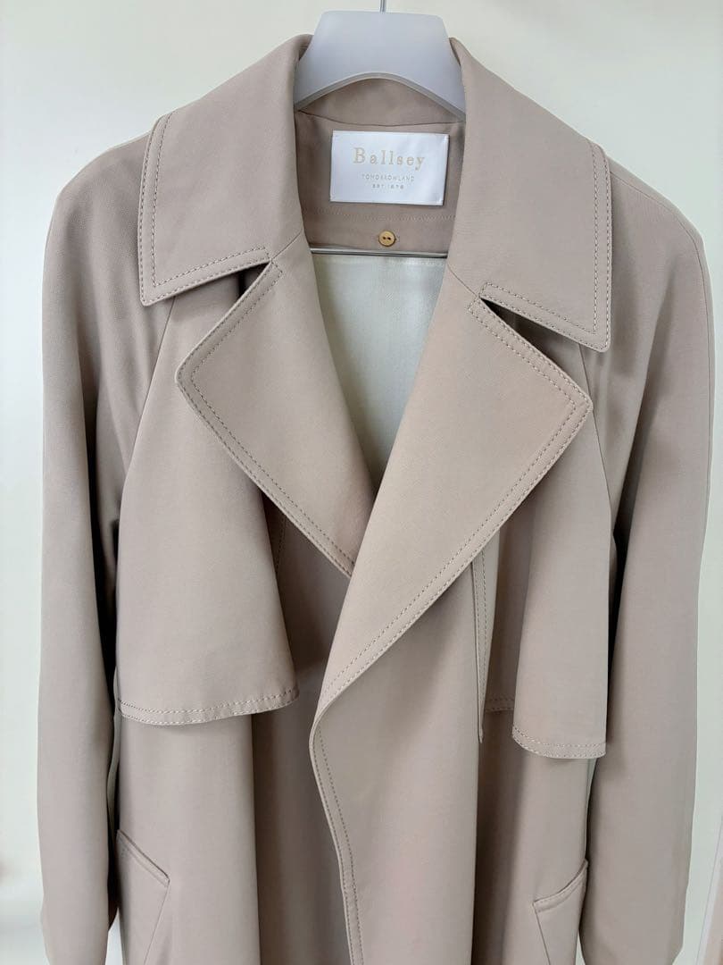 定価約7万 美品 Ballsey トレンチコート ライトベージュ 36