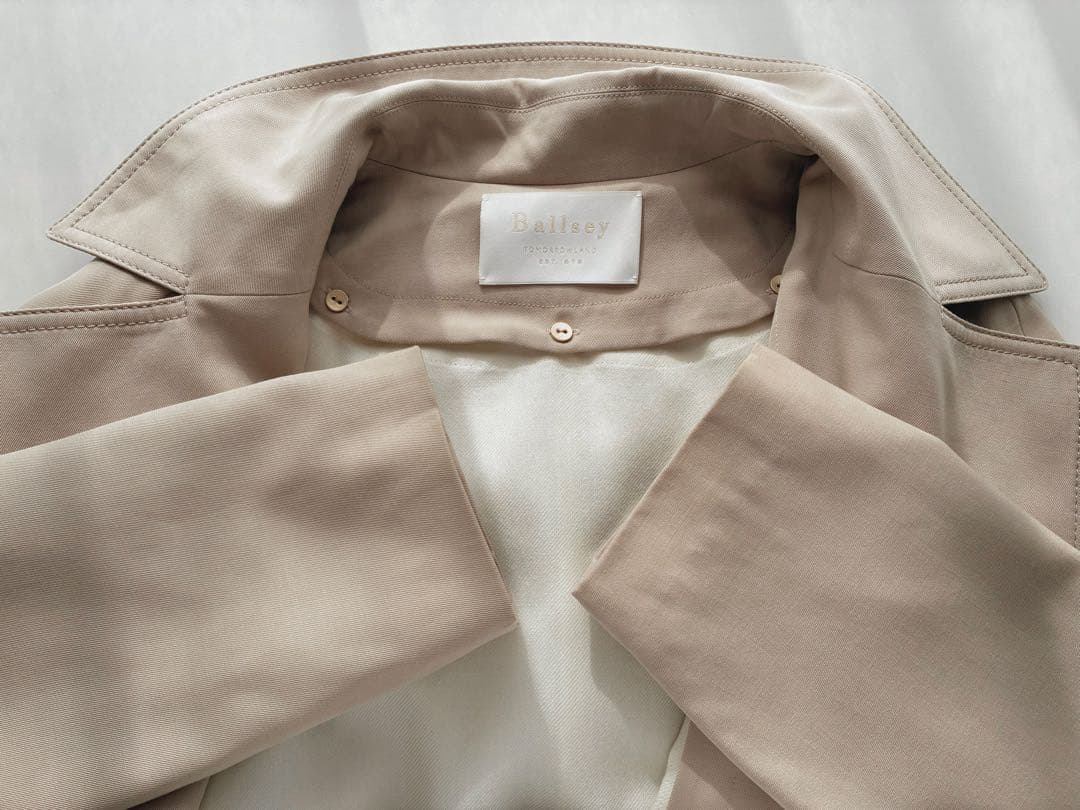 定価約7万 美品 Ballsey トレンチコート ライトベージュ 36