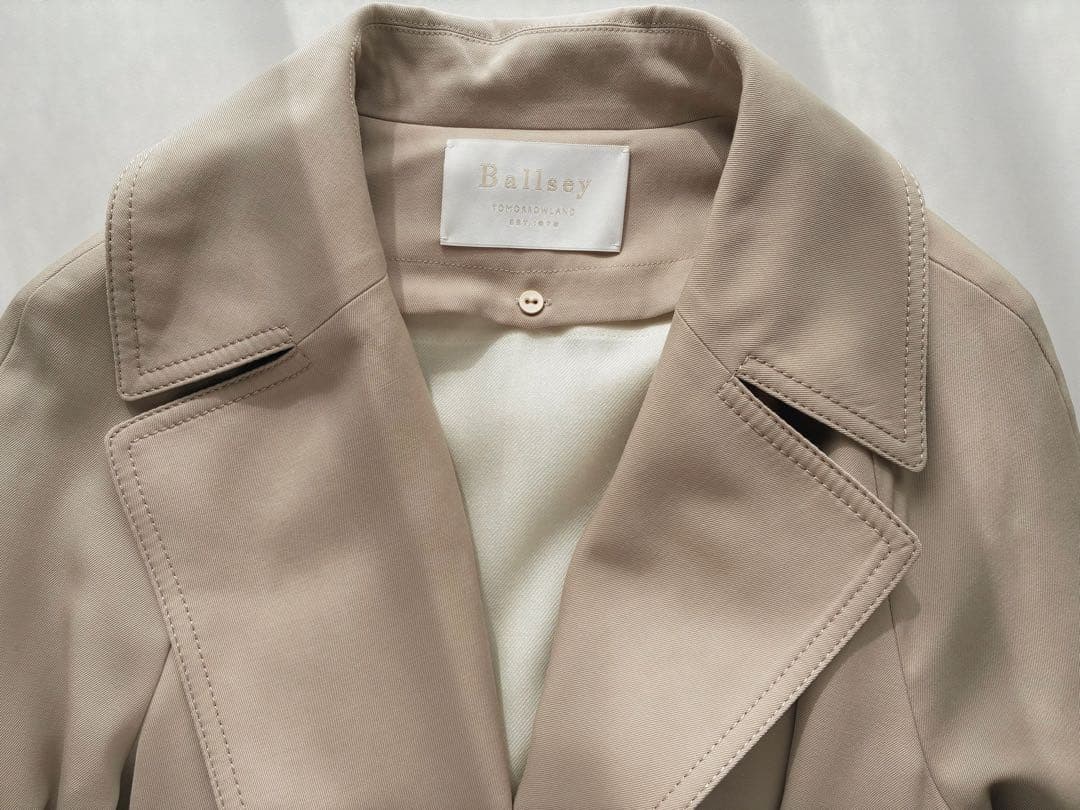 定価約7万 美品 Ballsey トレンチコート ライトベージュ 36