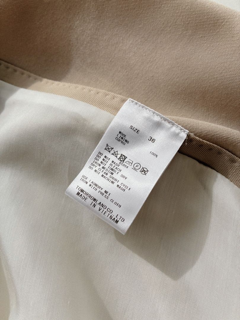 定価約7万 美品 Ballsey トレンチコート ライトベージュ 36