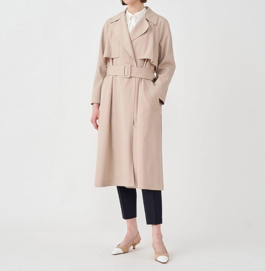 定価約7万 美品 Ballsey トレンチコート ライトベージュ 36
