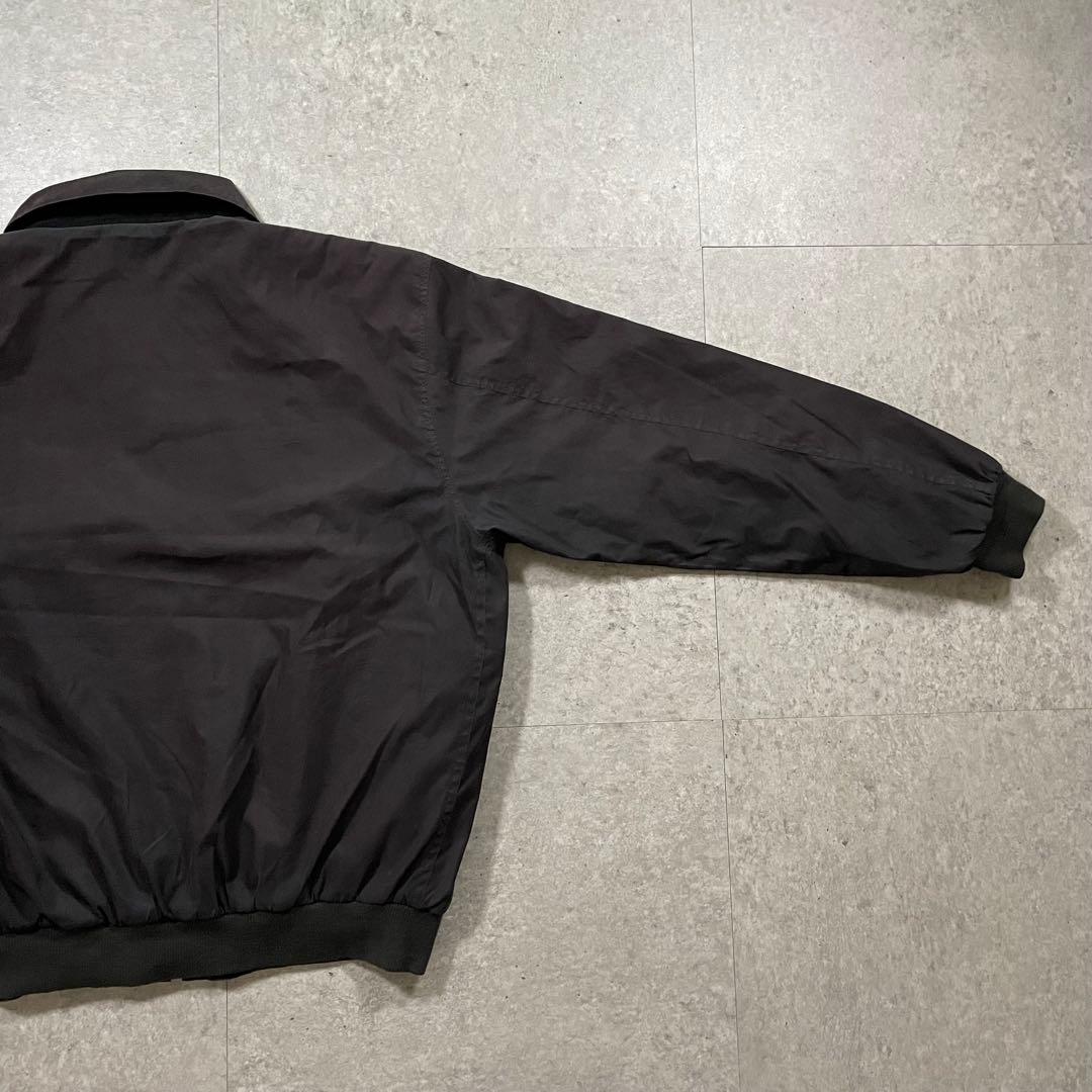 90s St. John’s BayスイングトップLダークブラウン短丈ビンテージ