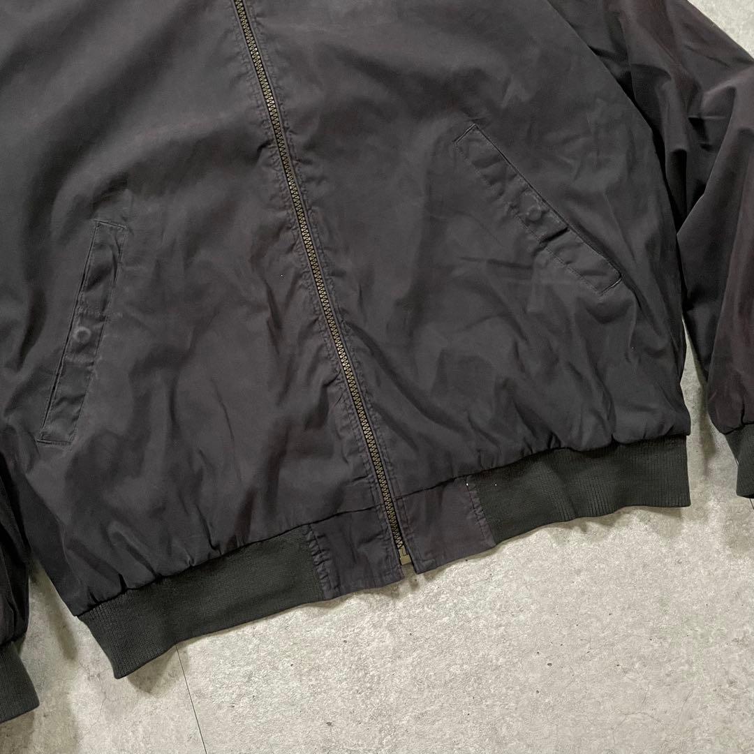 90s St. John’s BayスイングトップLダークブラウン短丈ビンテージ
