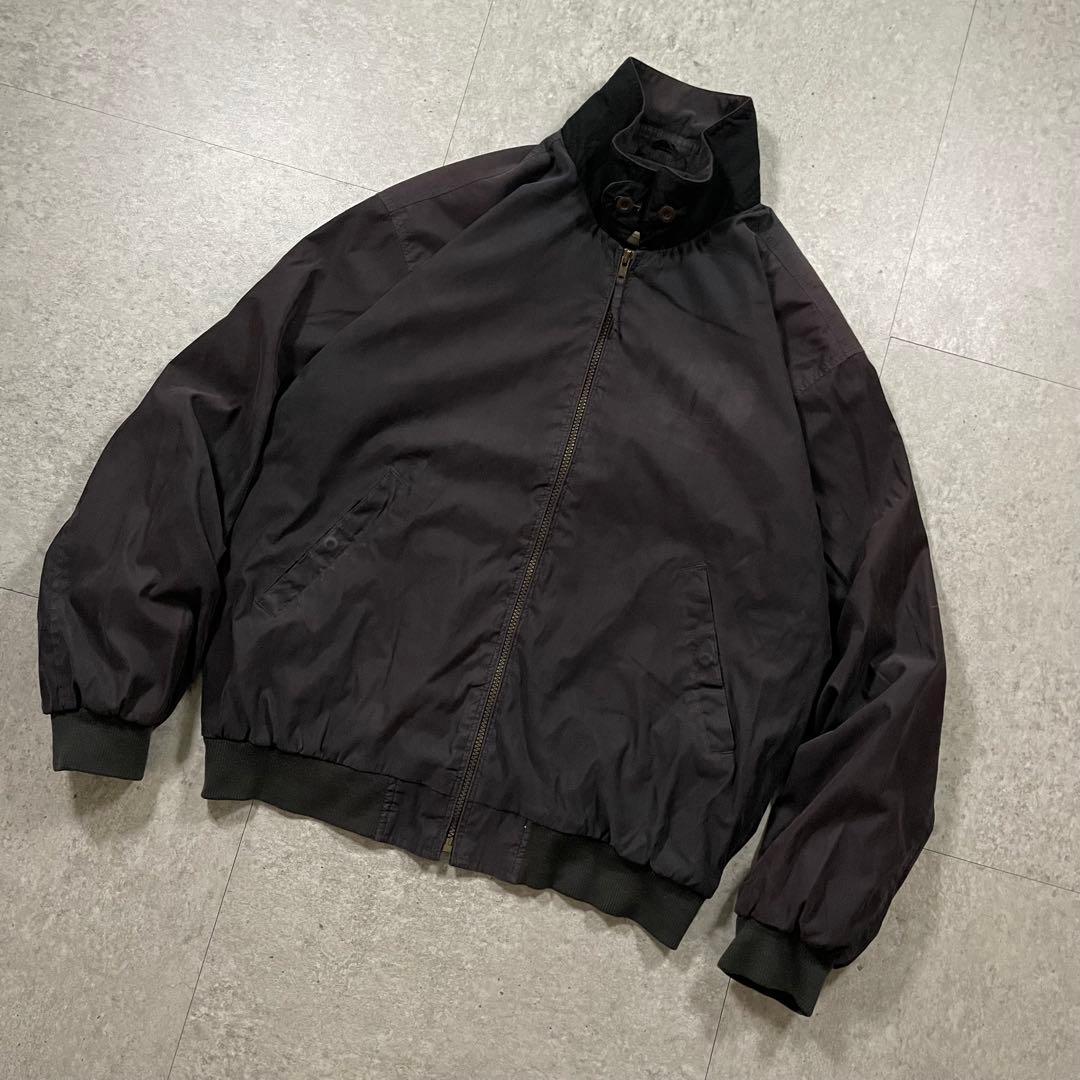 90s St. John’s BayスイングトップLダークブラウン短丈ビンテージ