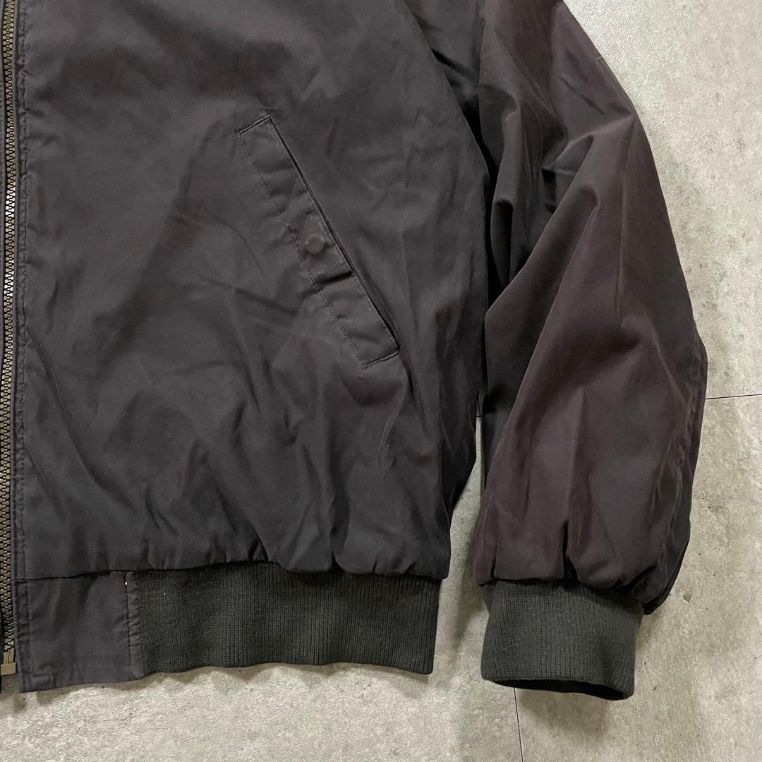 90s St. John’s BayスイングトップLダークブラウン短丈ビンテージ