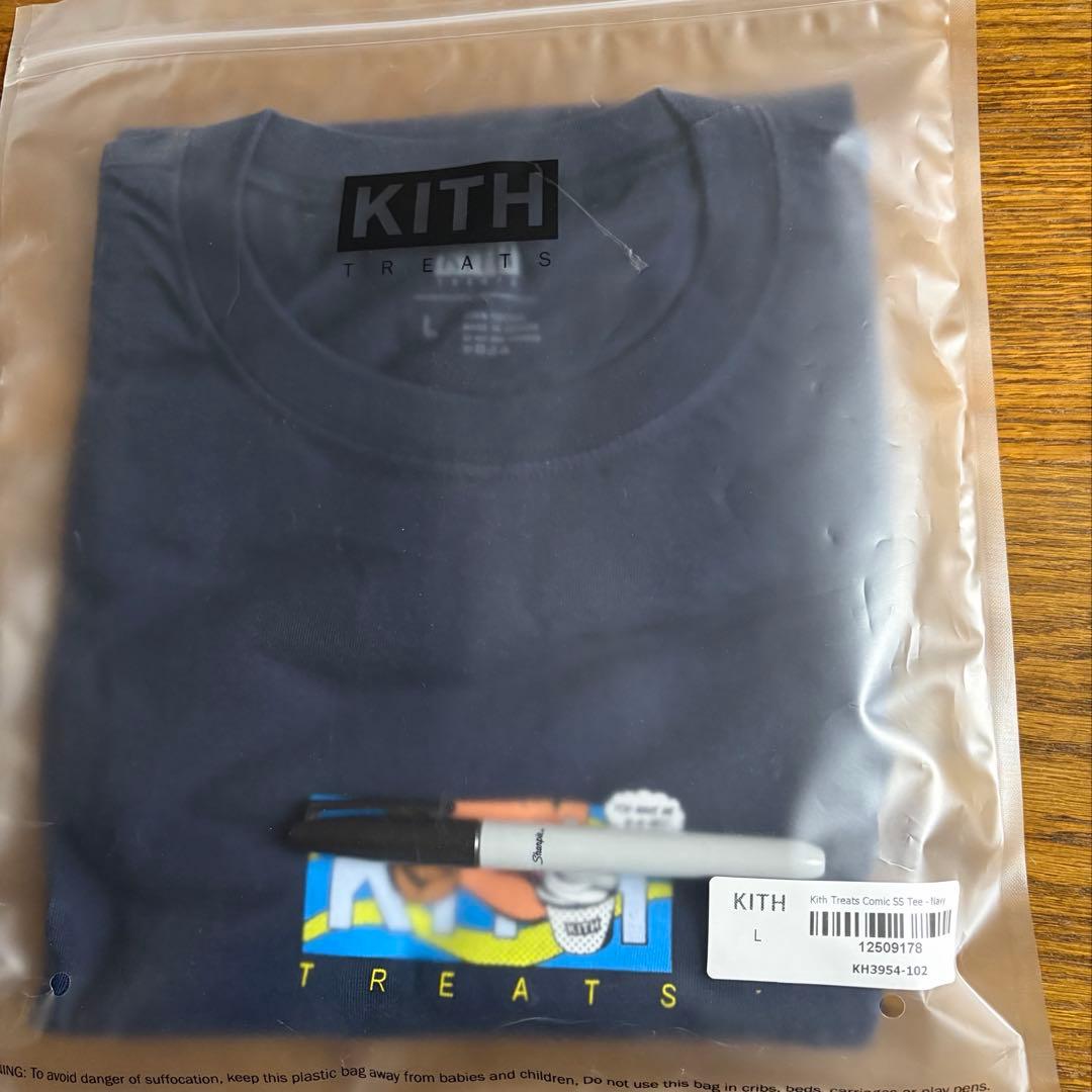 KITH キス TREATS Comic SS Tee Navy Tシャツ